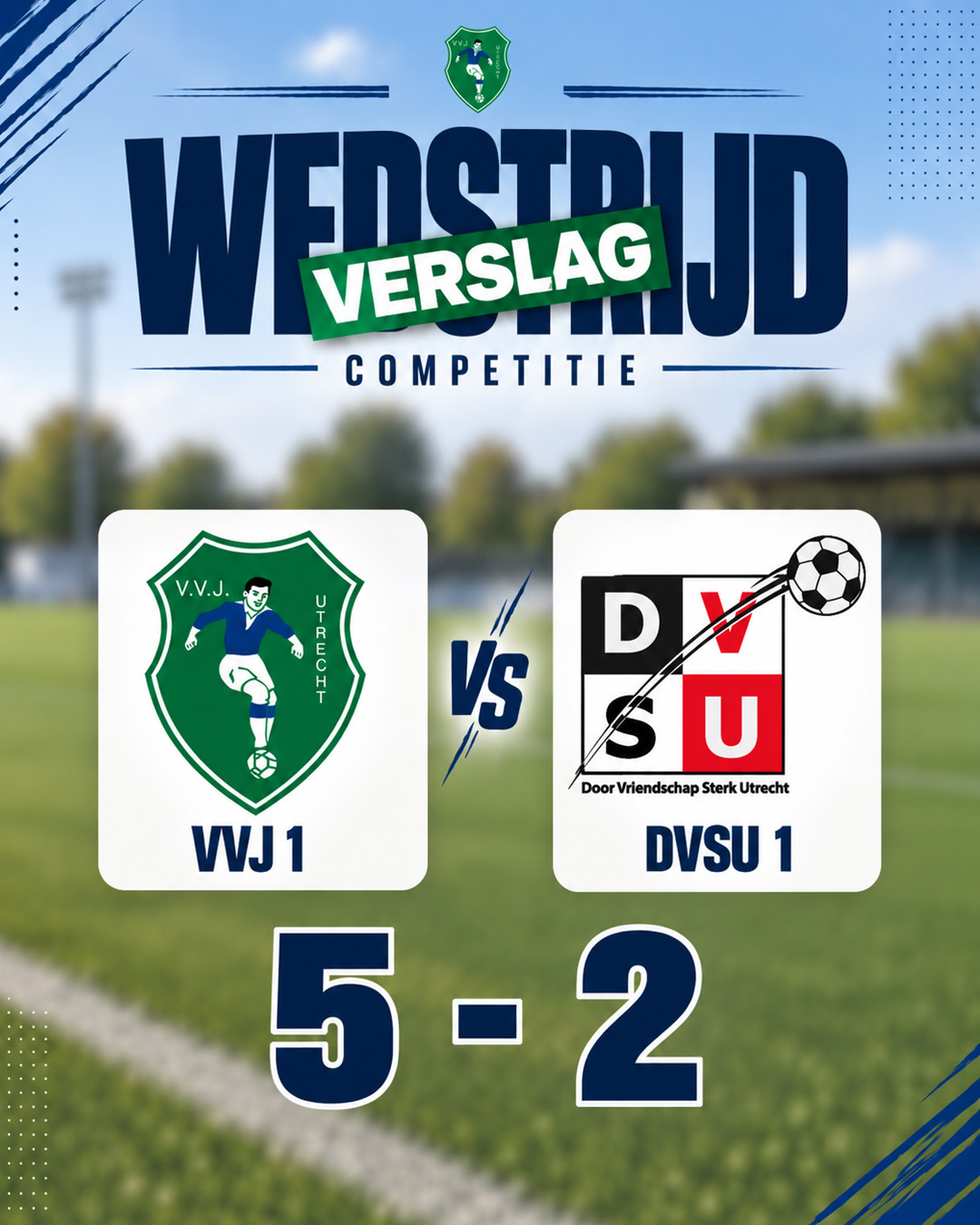 Wedstrijdverslag VVJ 1 – DVSU 1