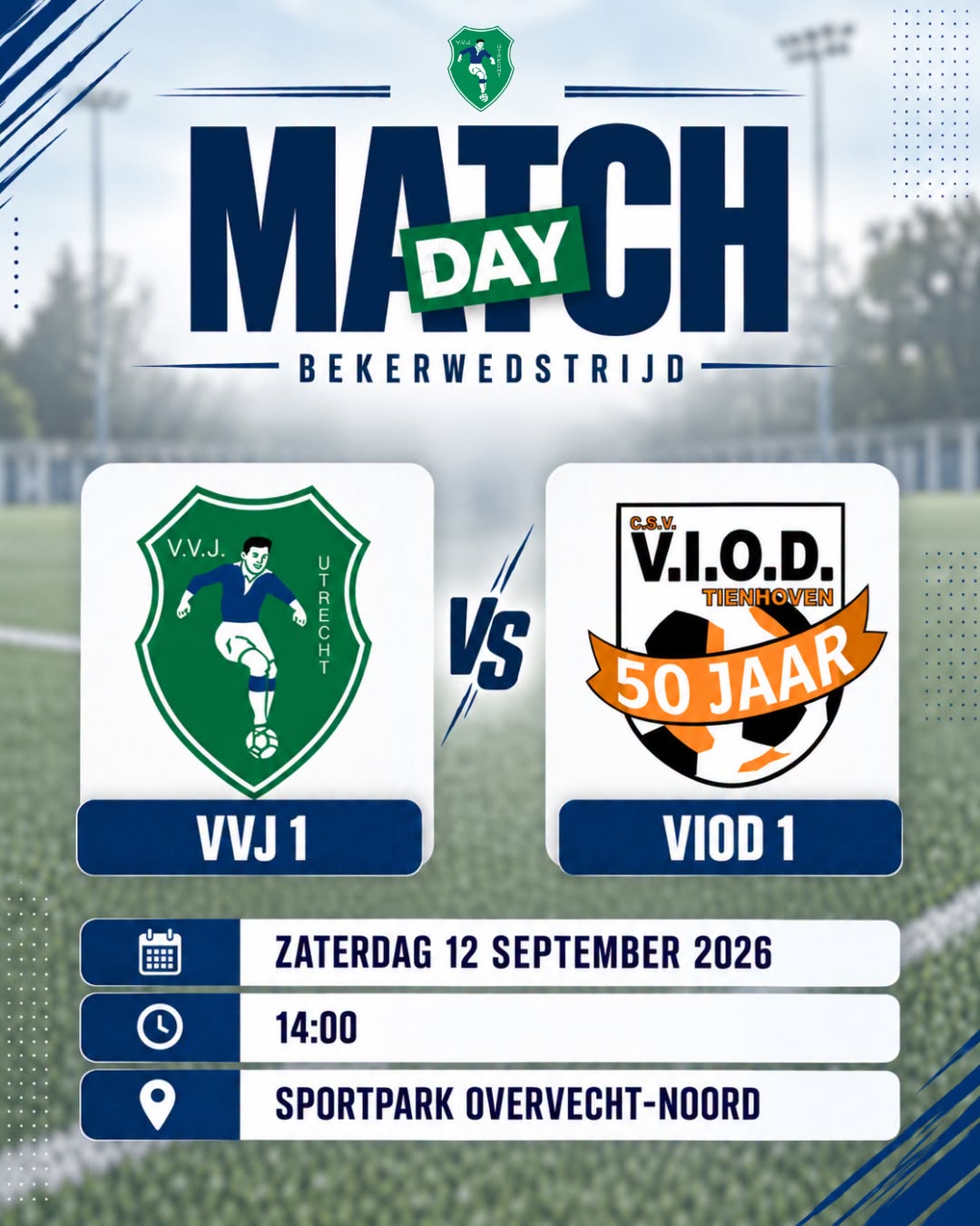 Wedstrijdverslag VVJ 1 - VIOD 1